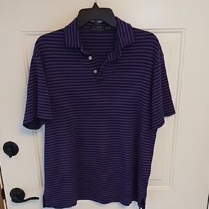 Men's Polo by Ralph Lauren Purple Polo Shirt Classic Style